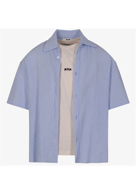 Camicia con t-shirt MSGM KIDS | S6MSJBCS198050